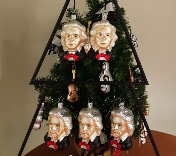Beethoven als Weihnachtskugel