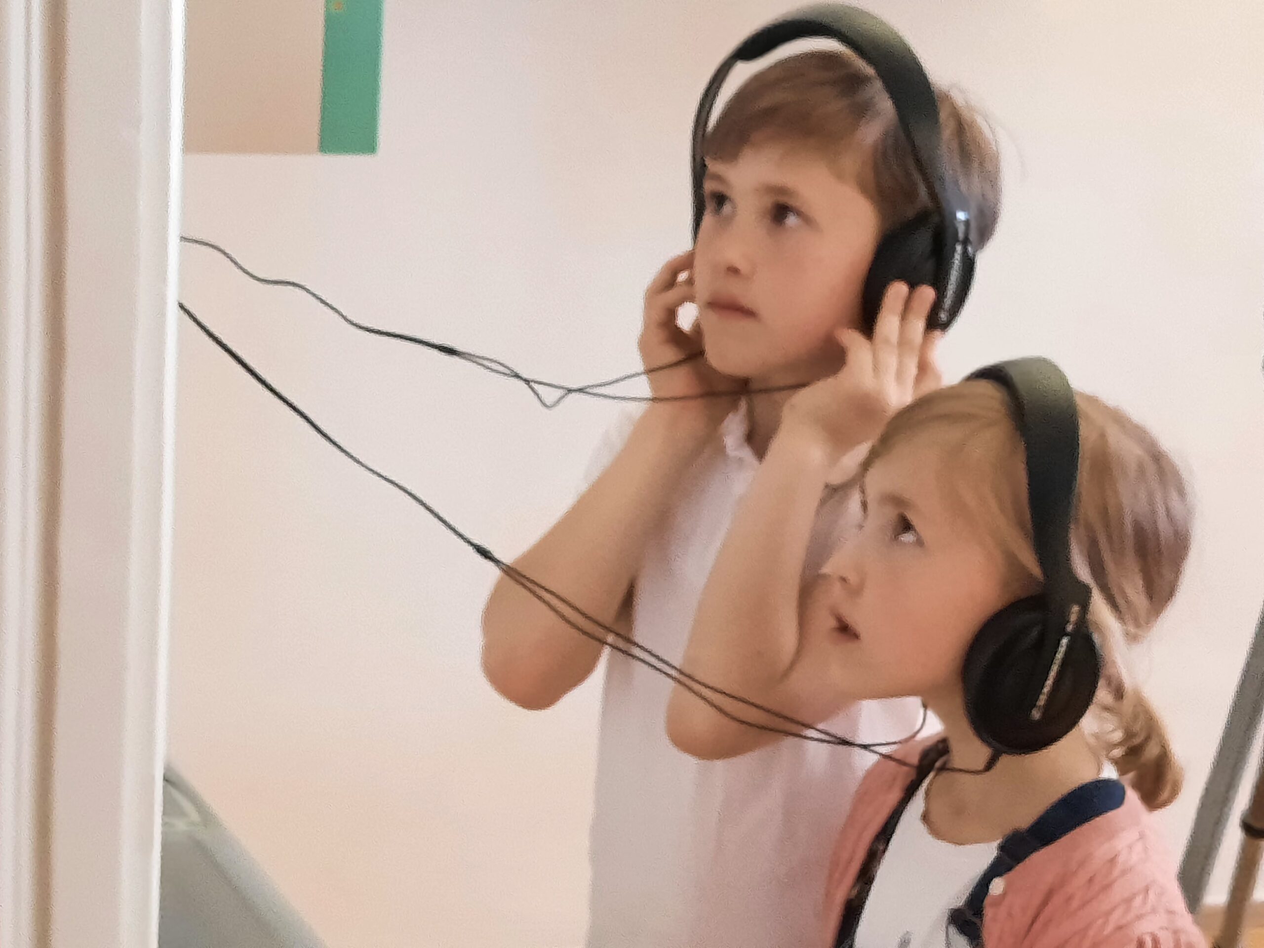 Kinder in der Führung im Beethovenhaus Baden