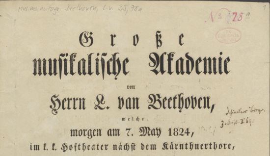 200 Jahre 9. Symphonie Sonderausstellung